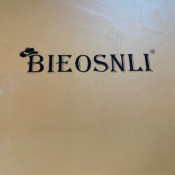 Brand New Bieosnli White Cowboy Cowgirl Boots Size 7 - Picture 9 of 9